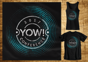 Software Developer Conference T-shirt design - YOW! Conference 2017  | Diseño de Camiseta por CoffeeBreak88