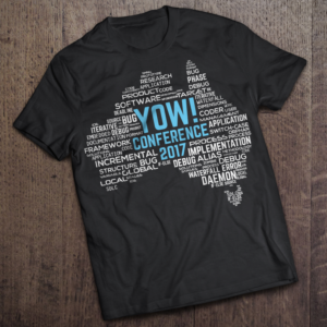 Software Developer Conference T-shirt design - YOW! Conference 2017  | T-Shirt-Design von SAI DESIGNS