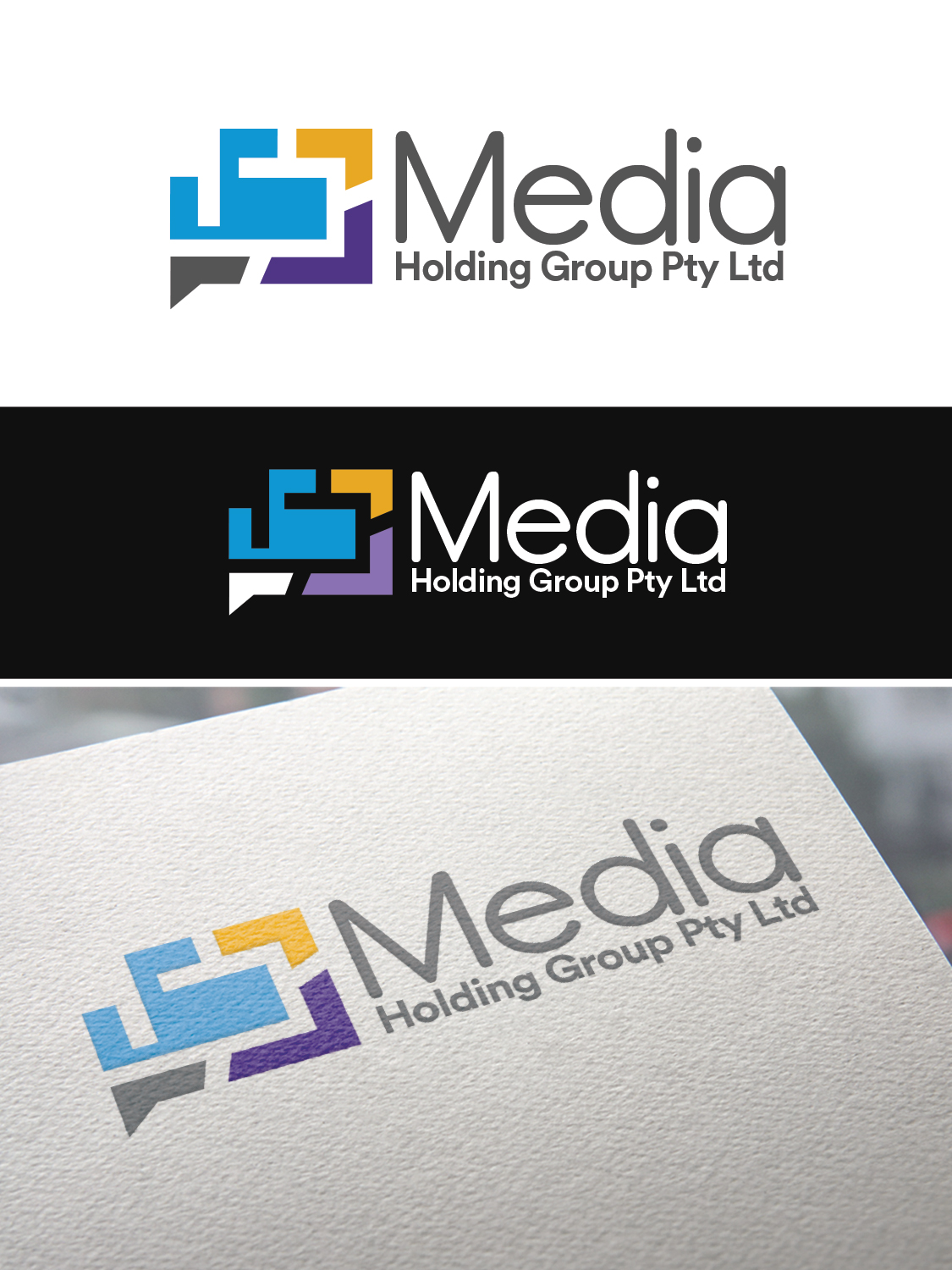 Logo Design by ivo_i_ivanov for Media Holding Group Pty Ltd | Design #15066209