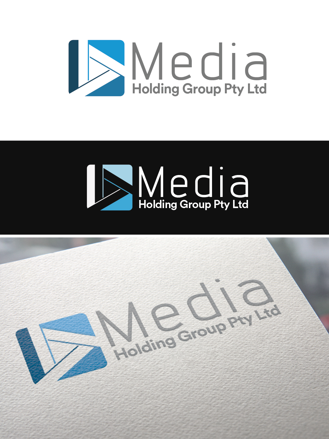 Logo Design by ivo_i_ivanov for Media Holding Group Pty Ltd | Design #15066520