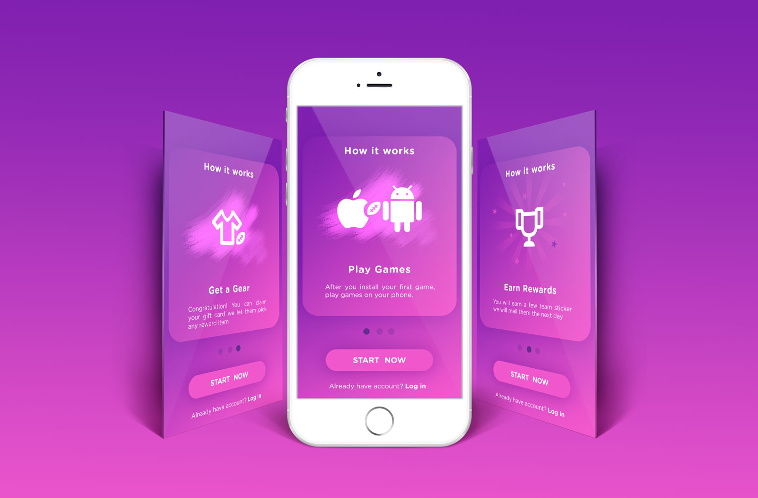 App Design by AppGeek for Influence Mobile, Inc. | Design #15080642