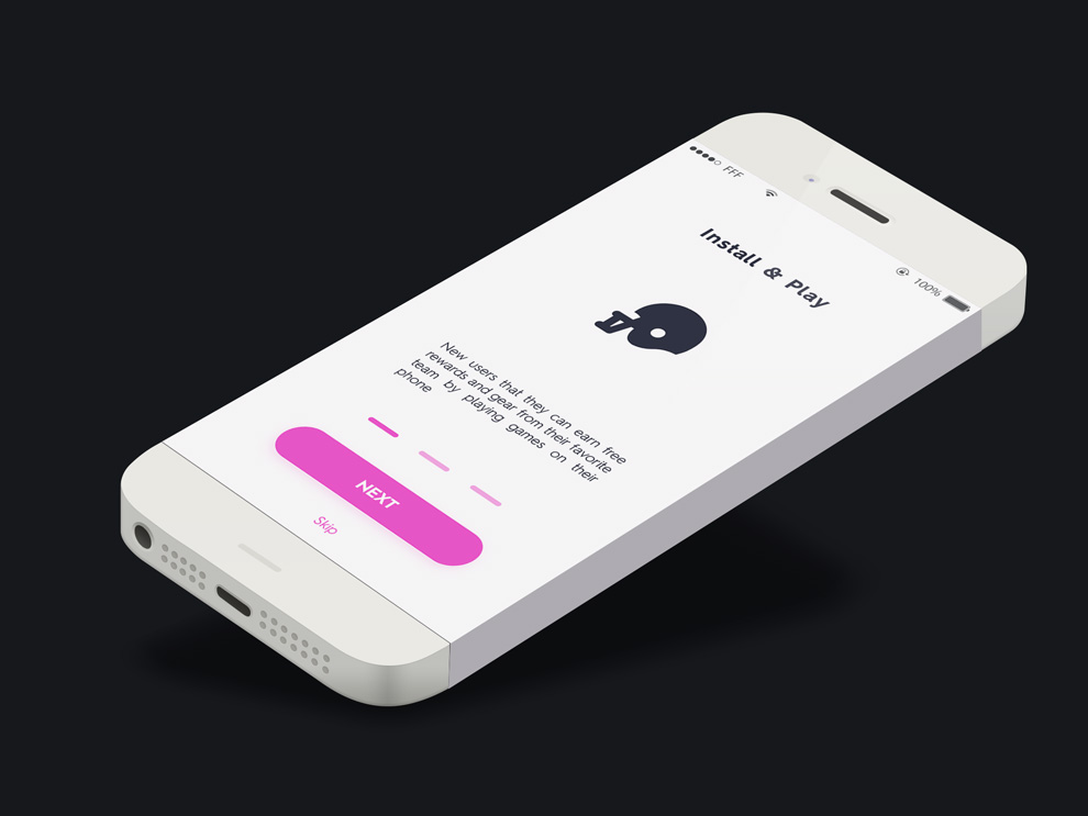 App-Design von DesignerExp für Influence Mobile, Inc. | Design #15089122