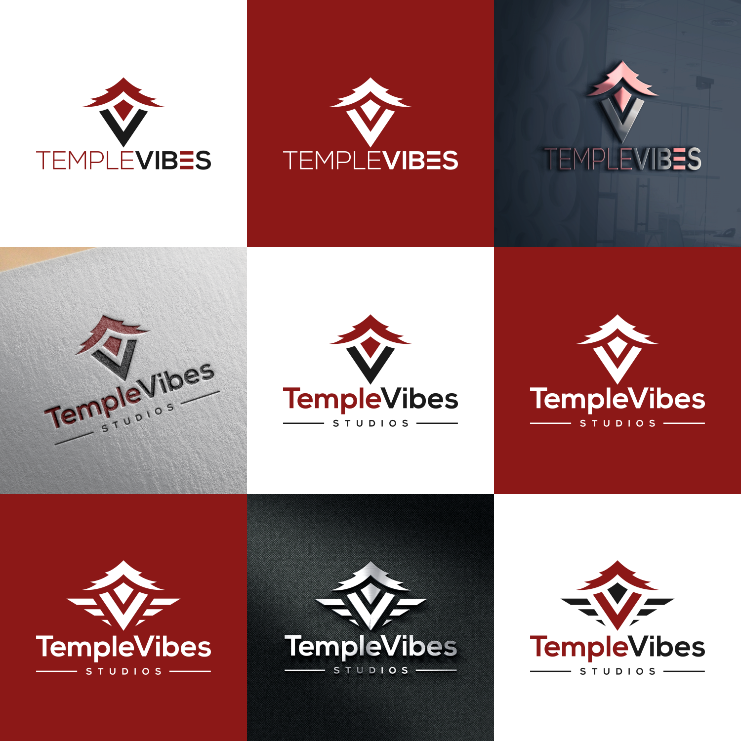 Logo Design by Angkasa Official for TempleVibes | Design: #15131631