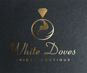 Logo Design by Florin for White Doves Bridal Boutique | Design: #2566382