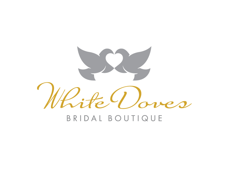 Logo Design by Ven Talon for White Doves Bridal Boutique | Design: #2592294