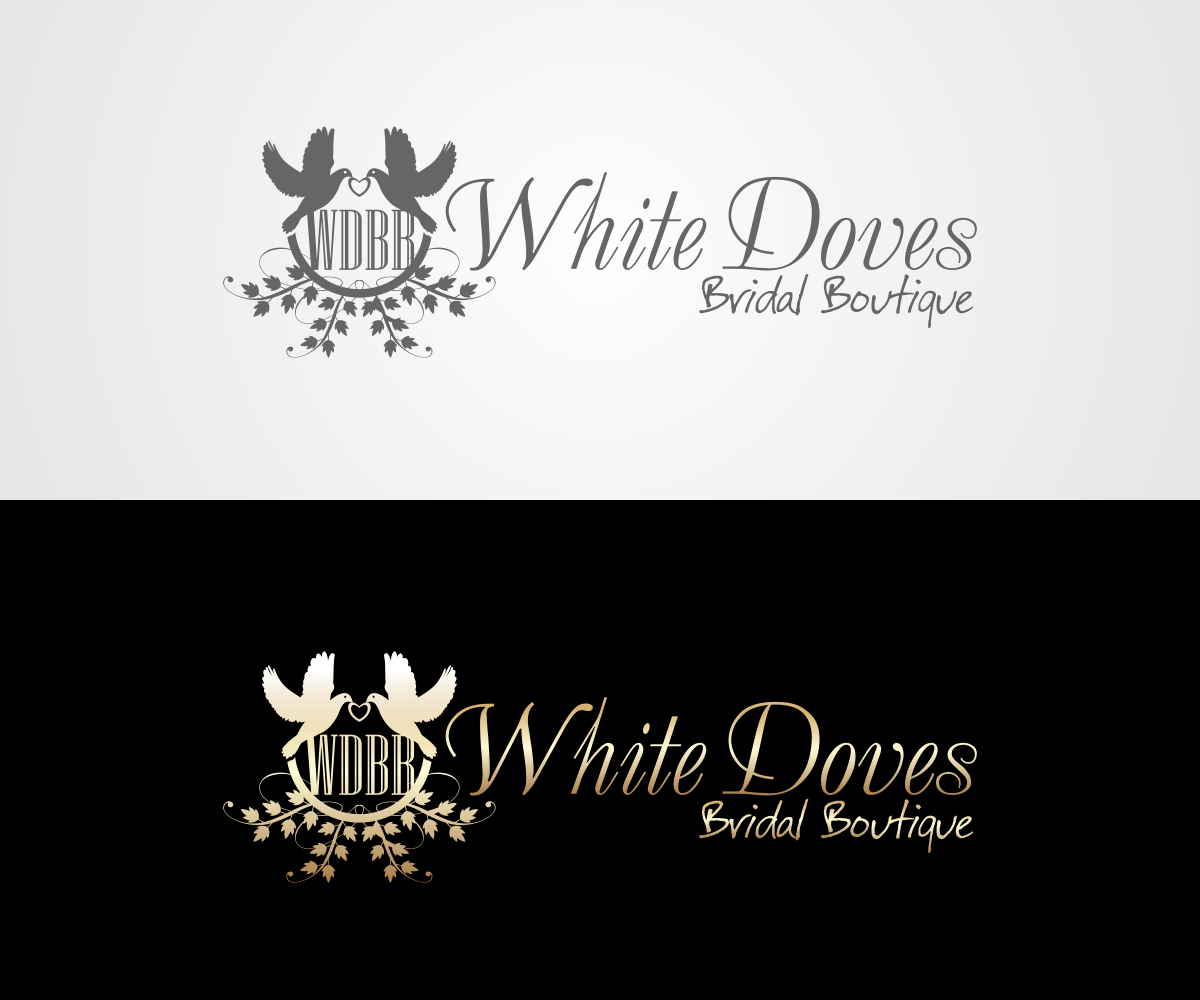 Logo Design by Qay for White Doves Bridal Boutique | Design #2561047