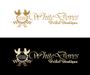 Logo-Design von Qay für White Doves Bridal Boutique | Design #2566723