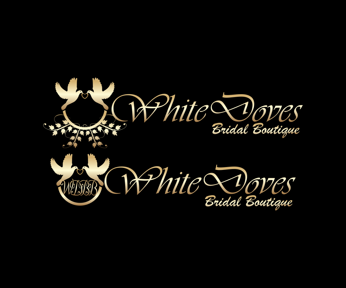 Logo Design by Qay for White Doves Bridal Boutique | Design #2582019