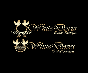 Logo Design by Qay for White Doves Bridal Boutique | Design: #2582019