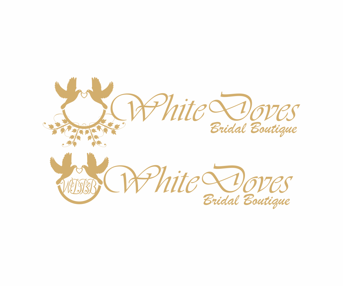 Logo Design by Qay for White Doves Bridal Boutique | Design #2582022