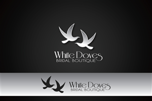 Logo-Design von B für White Doves Bridal Boutique | Design #2584117