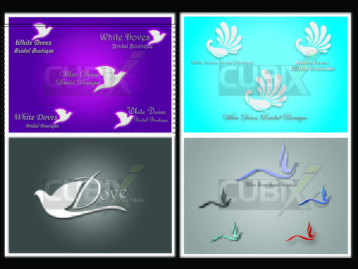 Logo Design by cubixstudios for White Doves Bridal Boutique | Design #2578280
