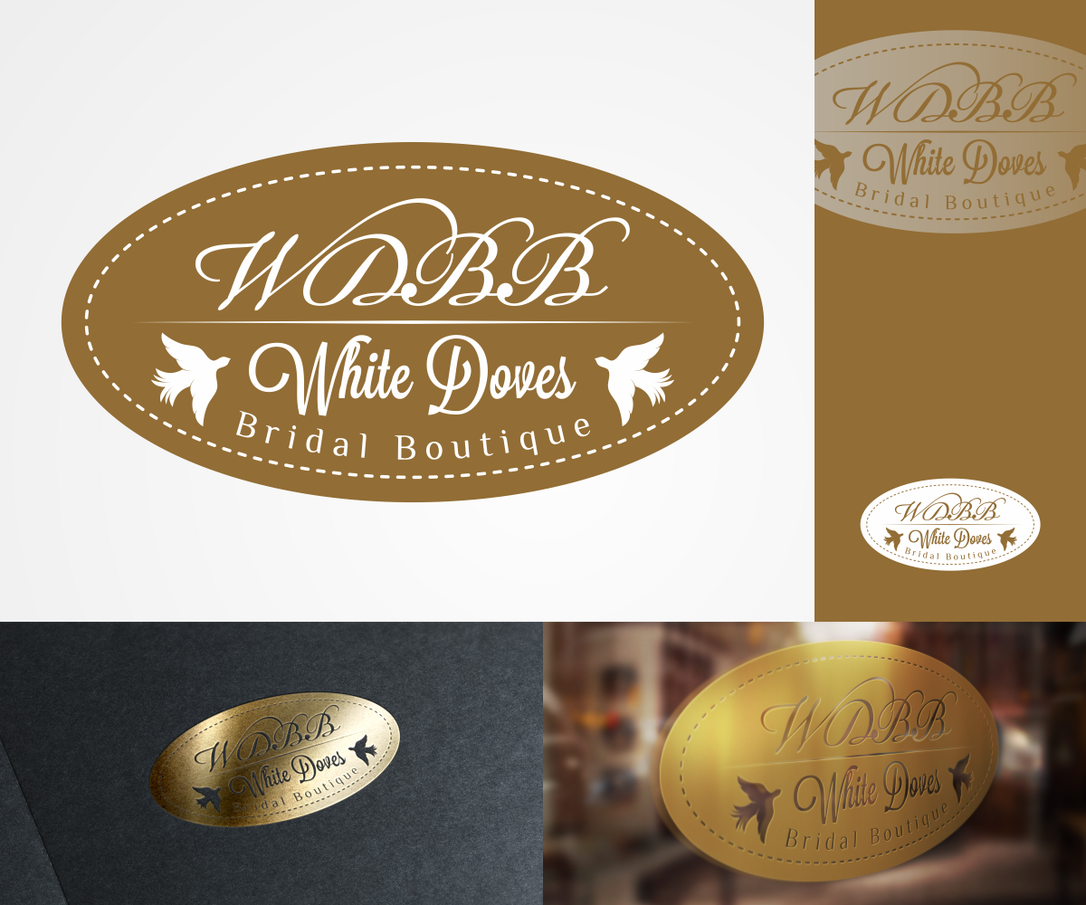 Logo Design by ninisdesign for White Doves Bridal Boutique | Design #2562047