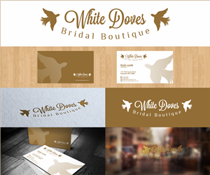 Logo Design by ninisdesign for White Doves Bridal Boutique | Design: #2574967