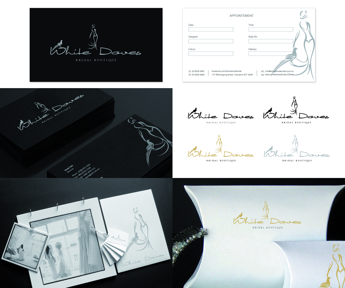 Logo Design by ChicD for White Doves Bridal Boutique | Design #2580141