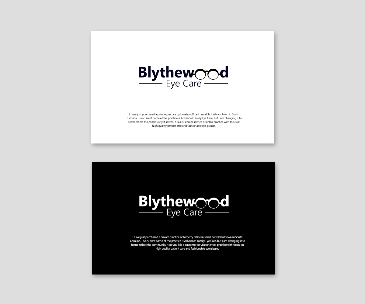 Logo Design by pixelgrapix for Blythewood Eye Care | Design #15060834