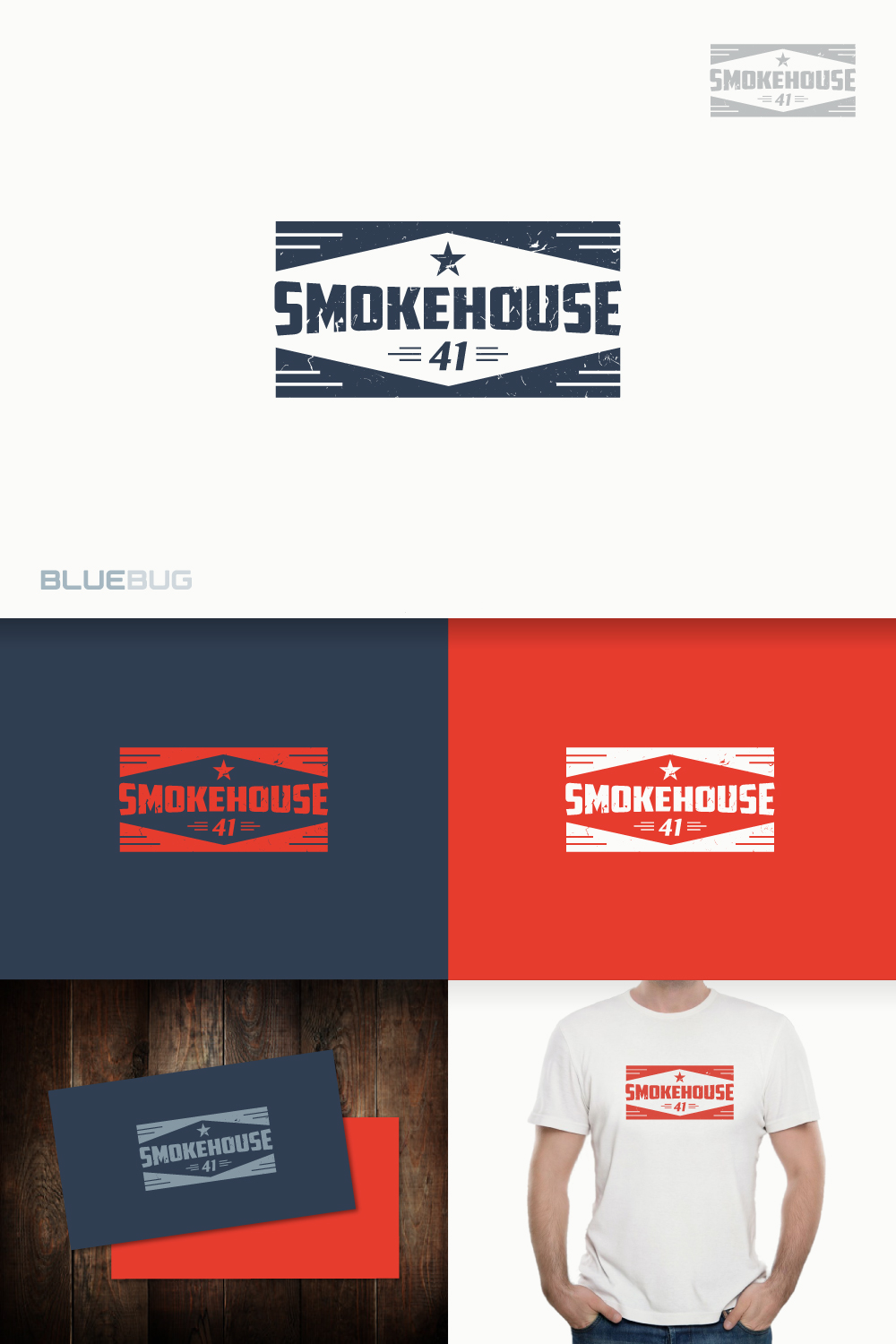 Logo Design by SilverFire for Smokehouse 41 | Design #15079194