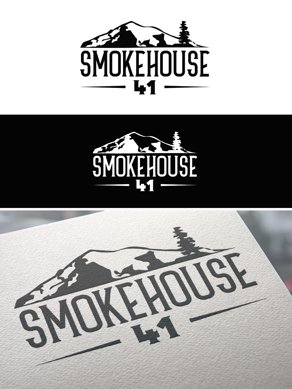 Logo Design by ivo_i_ivanov for Smokehouse 41 | Design #15092799
