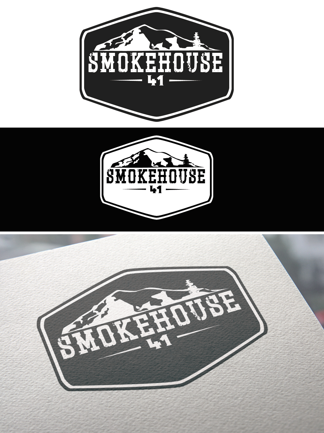 Logo Design by ivo_i_ivanov for Smokehouse 41 | Design #15092907