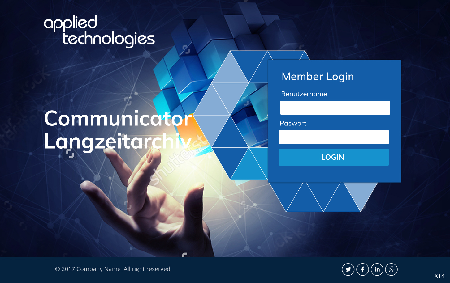 Diseño Web por pb para applied technologies GmbH | Diseño #15076793
