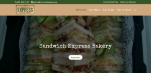 Sandwich Express The Next Generation | Web Design by CharaFathimalil