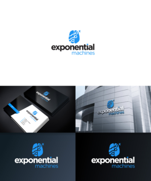 Exponential Machines | Logo Design by Sergio Coelho