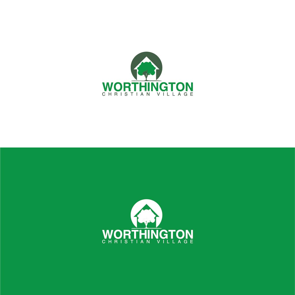 Logo Design by 3Guys for Worthington Christian Village | Design #15069815