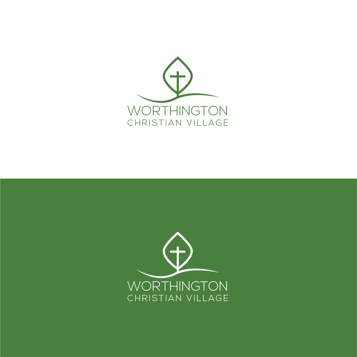 Logo Design by 3Guys for Worthington Christian Village | Design #15069817
