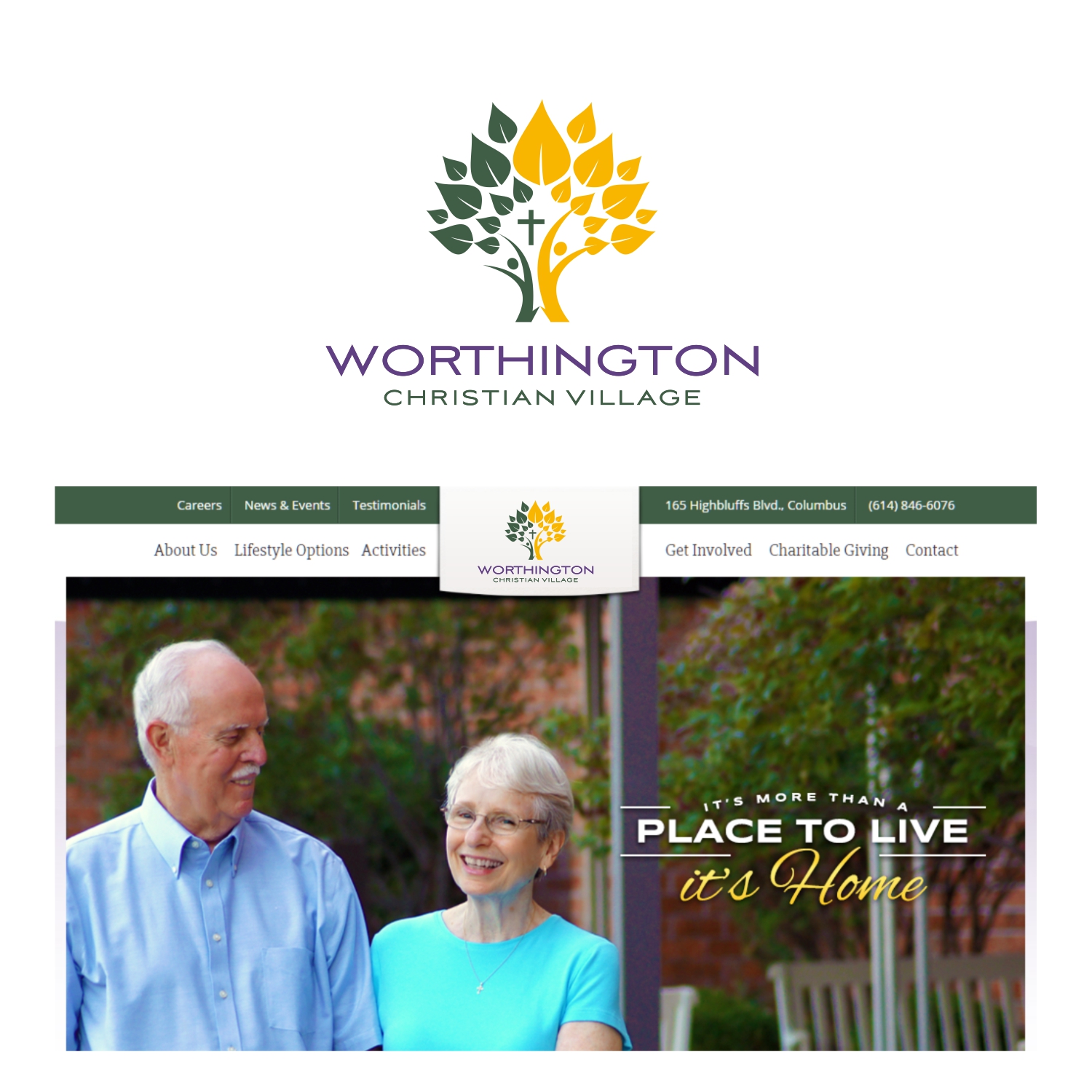 Logo Design by punkscratch13 for Worthington Christian Village | Design #15070977