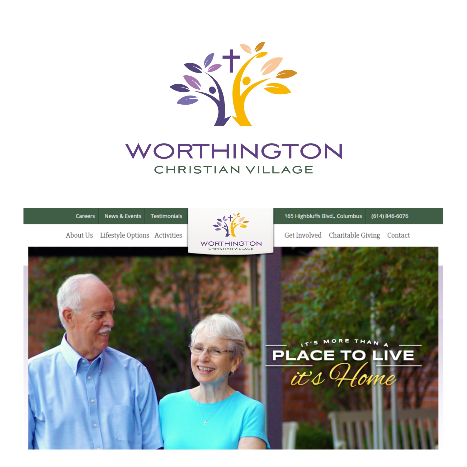 Logo Design by punkscratch13 for Worthington Christian Village | Design #15070978