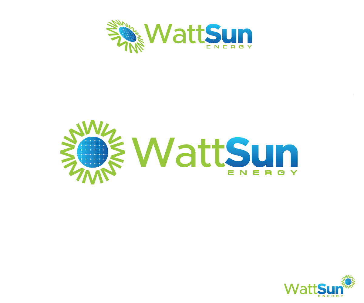 Logo Design by jared0804 for Wattsun Energy | Design #15099658