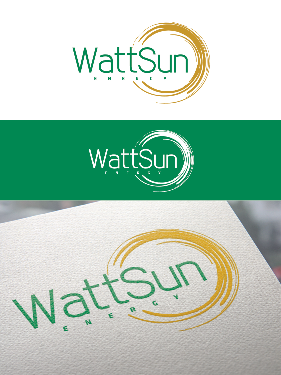 Logo Design by ivo_i_ivanov for Wattsun Energy | Design #15087634