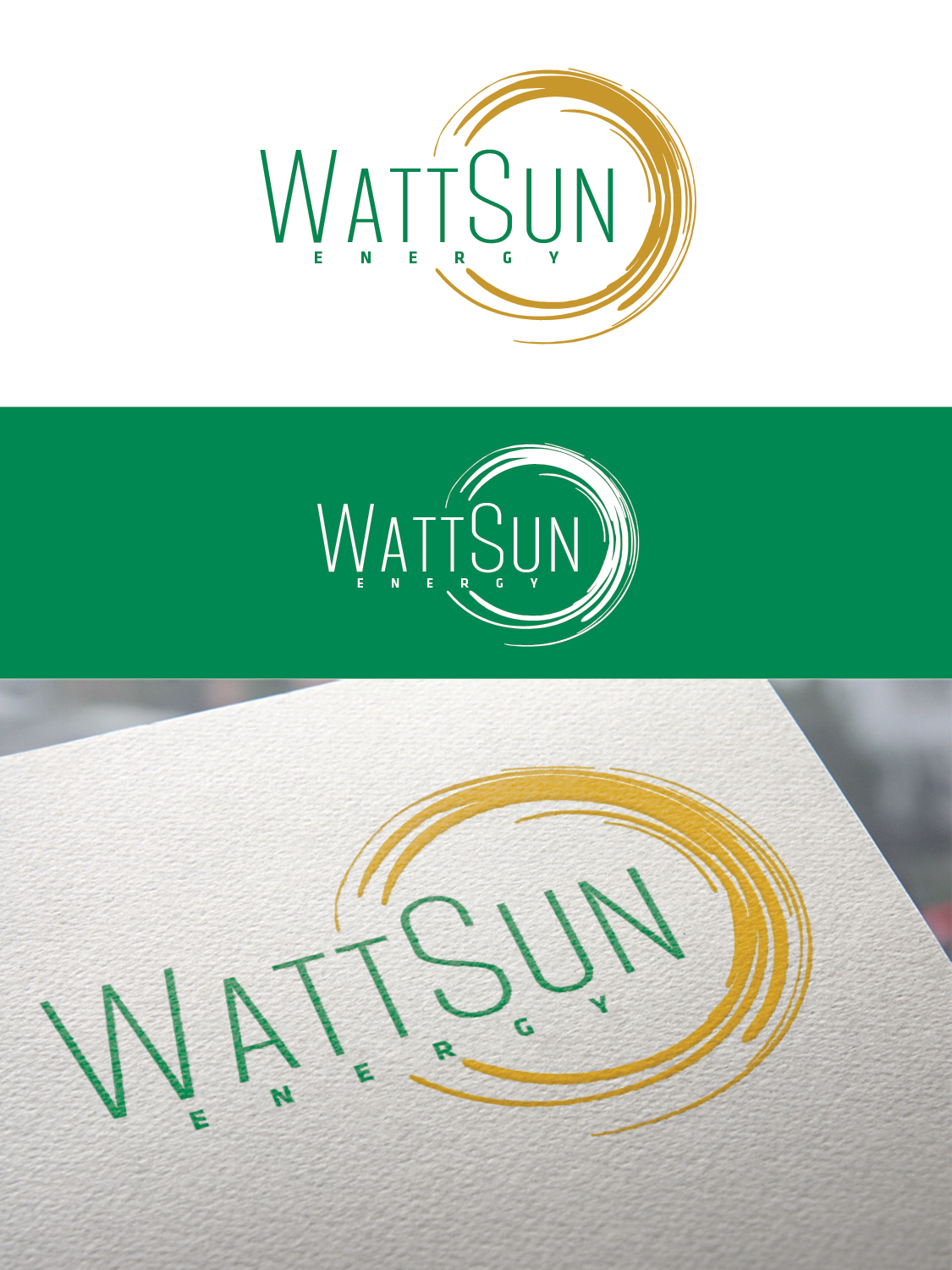 Logo Design by ivo_i_ivanov for Wattsun Energy | Design #15089694