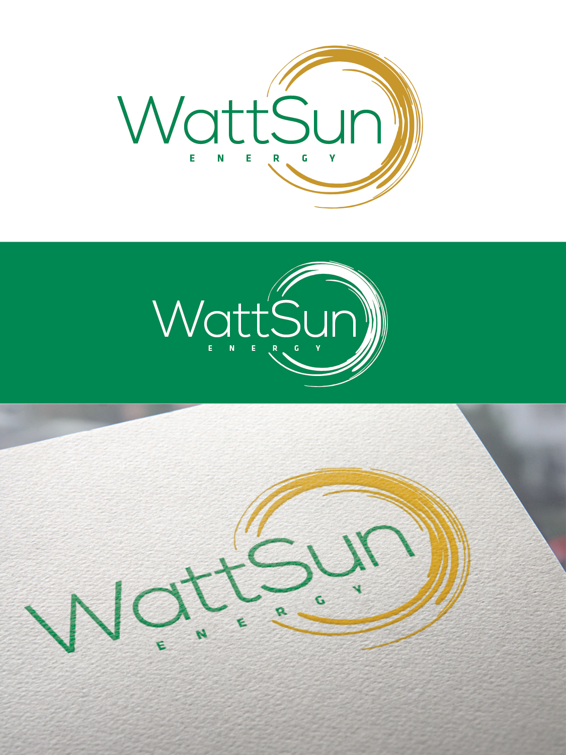 Logo-Design von ivo_i_ivanov für Wattsun Energy | Design: #15089695