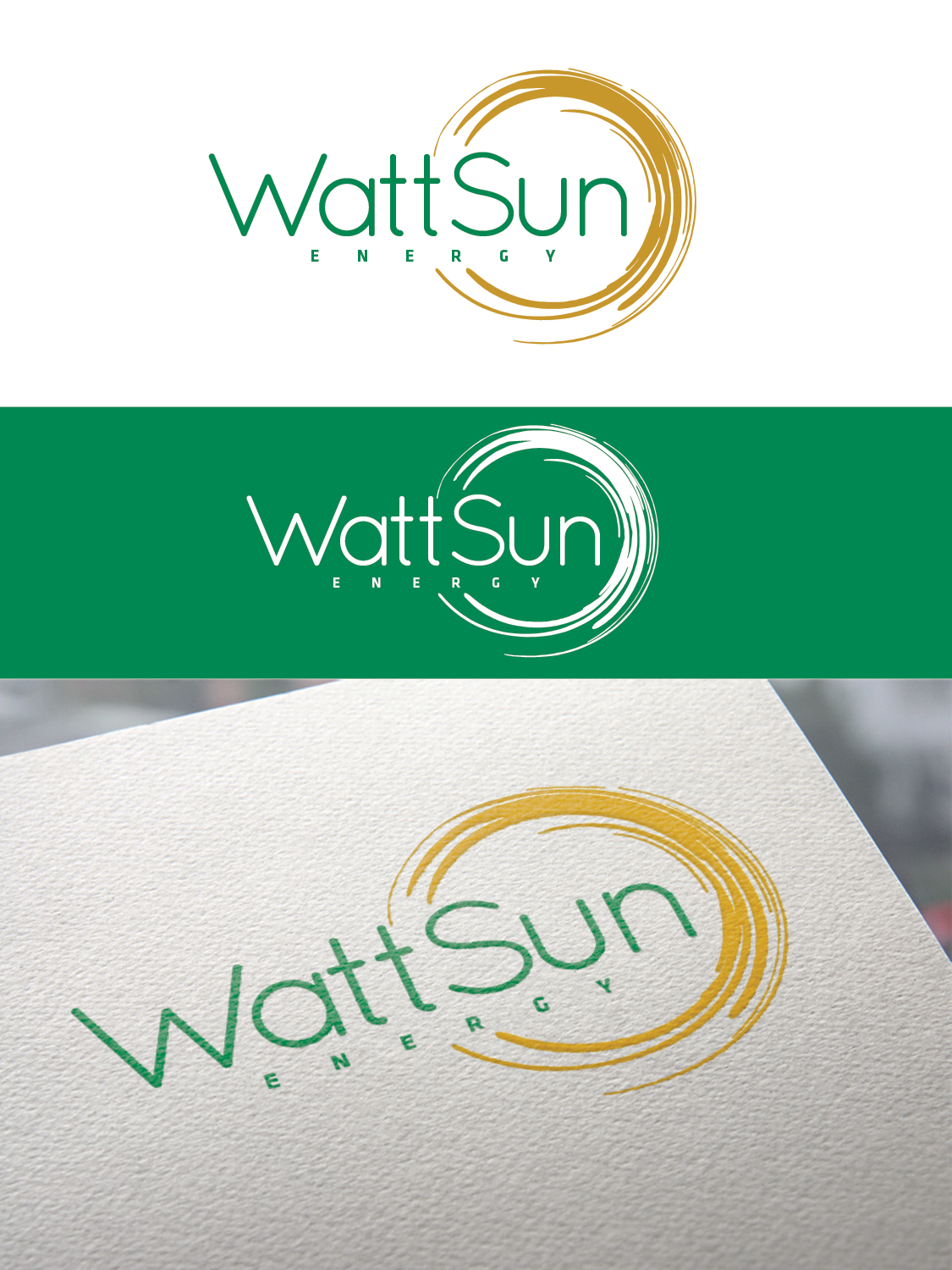 Logo Design by ivo_i_ivanov for Wattsun Energy | Design #15089707
