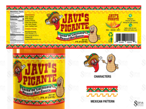 Growing Hot Sauce Company Needs a New Label | Label Design by SofiaDesignStudio