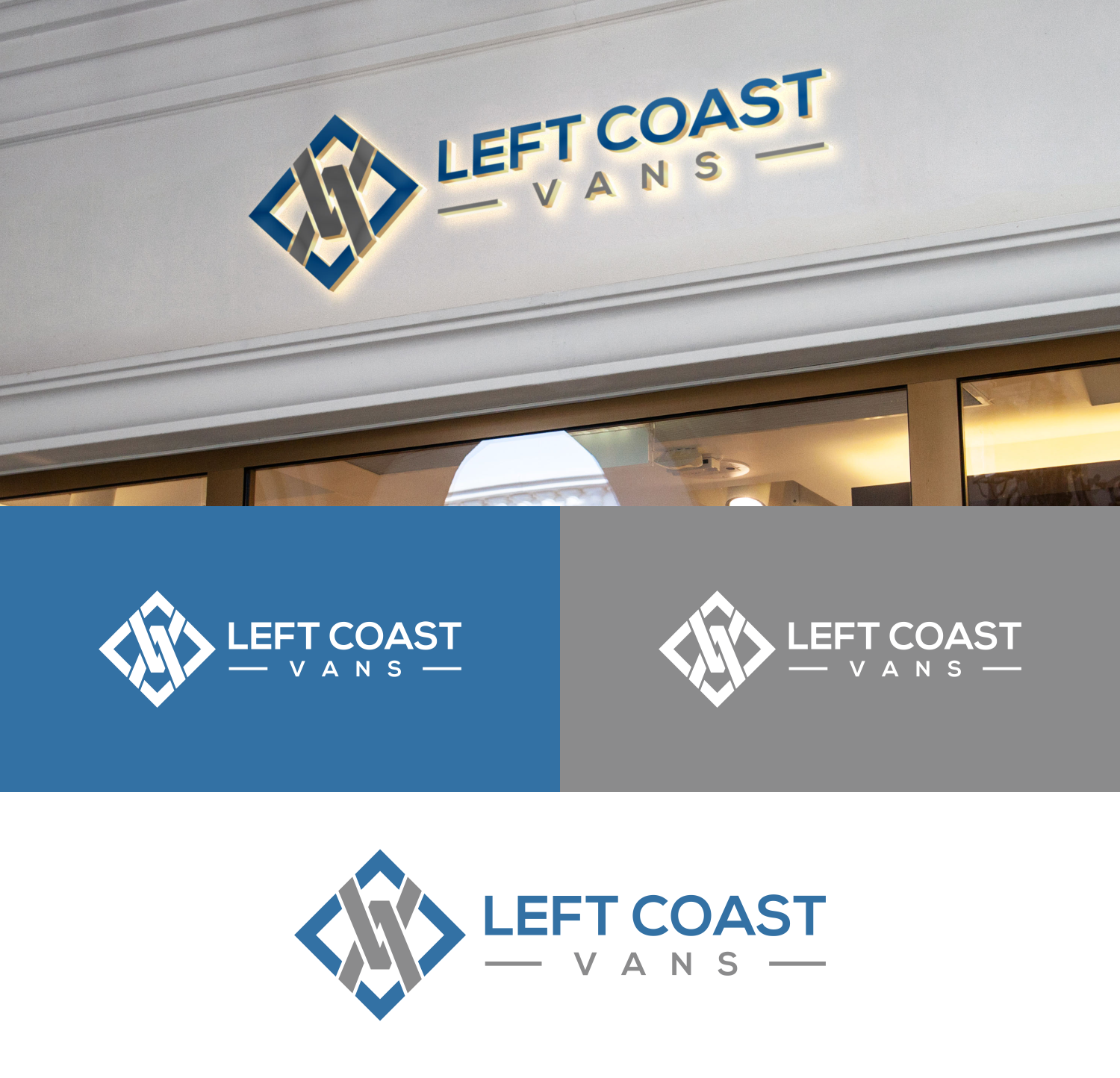 Logo Design by Tukang Angon Kebo for Left Coast Van's | Design #15076886