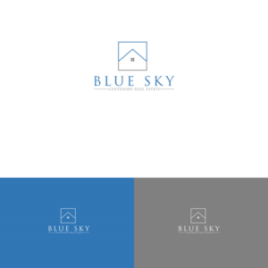 Blue Sky Centenary Real Estate | Logo Design by DesignDUO
