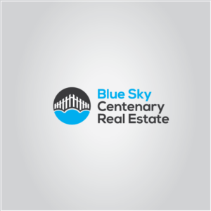 Blue Sky Centenary Real Estate | Logo Design by rozT