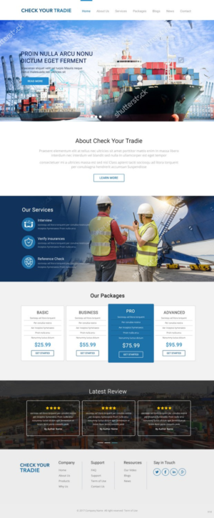 Web Design by pb for this project | Design: #15140148