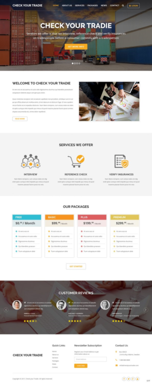 Web Design by pb for this project | Design: #15140149