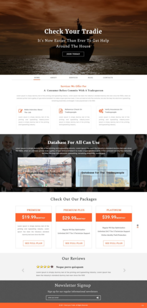 Web Design by pb for this project | Design: #15140166