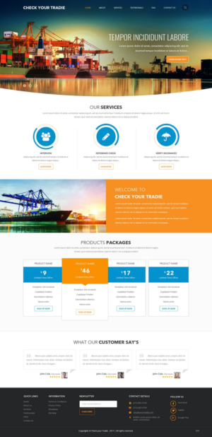 Web Design by pb for this project | Design: #15140819