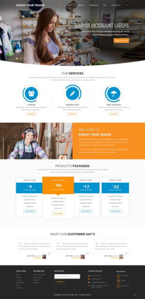 Web Design by pb for this project | Design: #15149166
