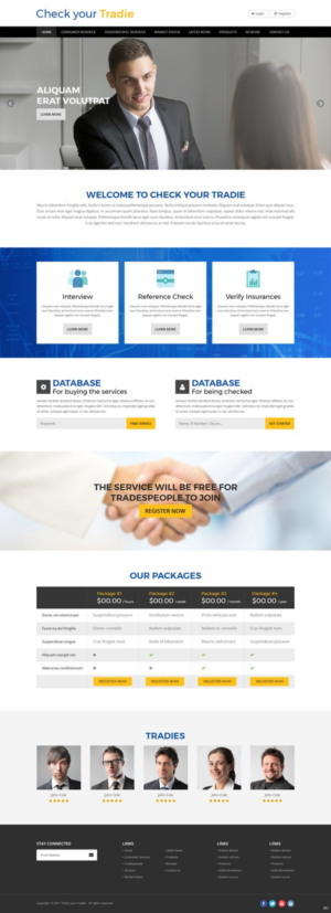 Web Design by pb for this project | Design: #15149168