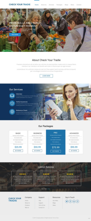 Web Design by pb for this project | Design: #15167811
