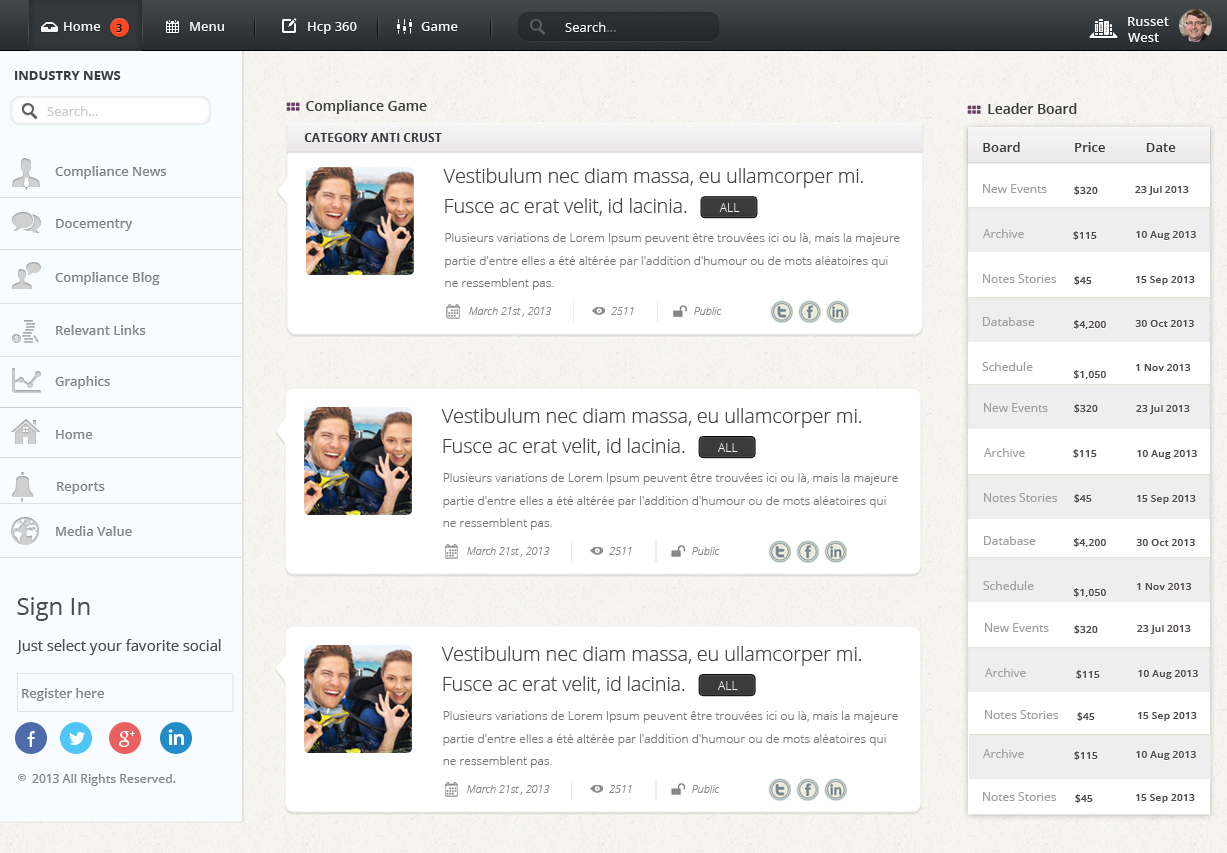 Professional, Serious, Business Web Design for a Company by OM | Design ...