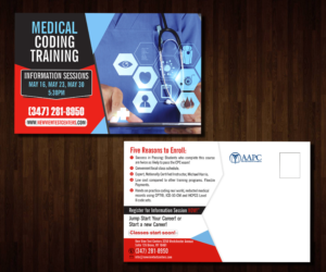 Diseño de Postal por Designers Hub para New View Test Centers, LLC | Diseño: #15083654