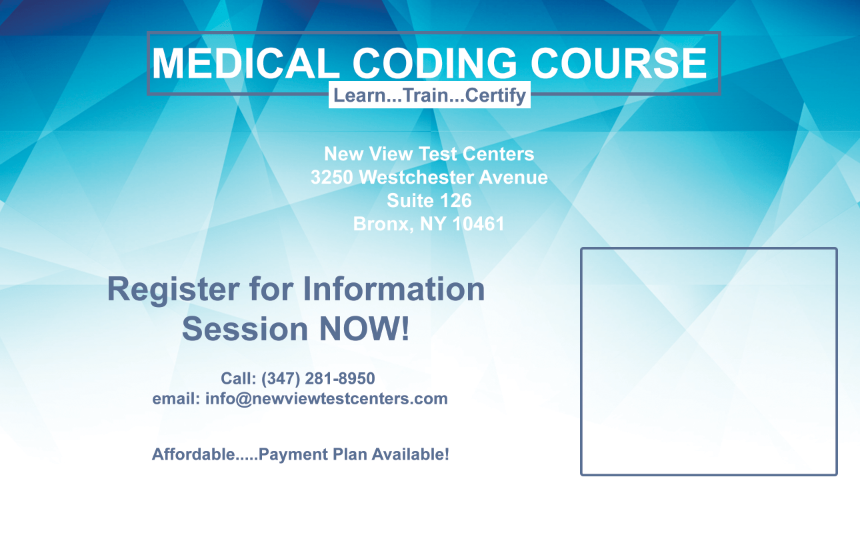 Postcard Design by Vicbag for New View Test Centers, LLC | Design #15079397