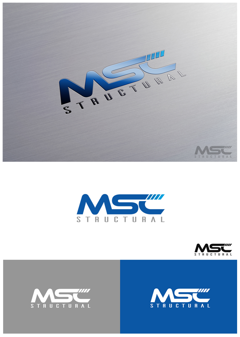 Logo Design by goranvisnjic82 for MSC STRUCTURAL | Design #15160067